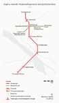 Карта метро Новосибирска